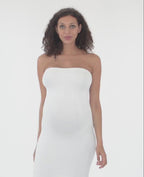 Bayside Modular Maternity Tube Dress - Pearl