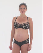 Reggiseno premaman e per l'allattamento con ferretto Cléo - Nero