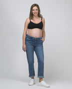 Jean de grossesse mom fit Carrie mid blue used