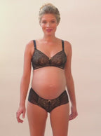 Soutien-gorge de grossesse et d'allaitement Iris noir