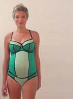 video Tankini de grossesse avec armatures Rosy mint