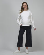 Pull marin de grossesse Molene ivoire