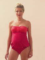 video Tankini de grossesse EDEN passion #couleur_rouge